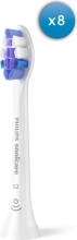 Philips HX605887 Sensitive Testine per Spazzolino Confezione da 8 Pezzi Bianco