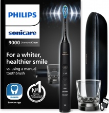 Philips HX991109 Spazzolino Elettrico Sonico con App e custodia da Viaggio Nero