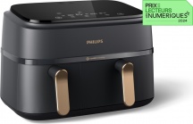 Philips NA35200 Friggitrice ad Aria Airfryer 9L 2750W Doppio Cestello Antracite