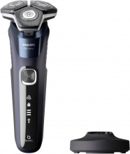 Philips S588525 Rasoio Elettrico con Trimmer Wet & Dry Blu  SHAVER Series 5000