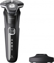Philips S589825 Rasoio Elettrico Ricaricabile Wet & Dry Nero  SHAVER Series 5000