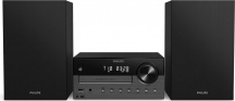Philips TAM4505M212 Micro Hi-Fi Radio DAB, DAB+, FM Bluetooth Lettore CD Nero