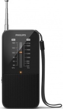 Philips TAR150900 Radio Portatile Analogico AM  FM a Batteria 1,5 V Nero
