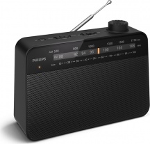 Philips TAR250900 Radio Portatile Digitale AM  FM a Batteria 1,5 V Nero