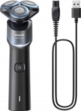 Philips X500600 Rasoio Elettrico Wet & Dry Testina Rotante 50 minuti Nero 5000X