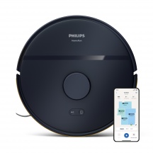 Philips XU200010 Robot Aspirapolvere Lava Pavimenti Autonomia 130 min Blu Scuro
