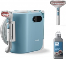 Philips XW319311 Aspirapolvere senza Filo Smacchiatore senza Sacco 400 Watt Blu