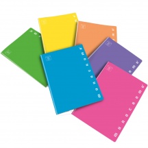 Pigna 02267920Q Fluo quaderno per scrivere Multicolore A4 40 fogli