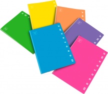 Pigna 02267924M Confezione 10 Quaderni Monocromo Fluo A4 80G 4M