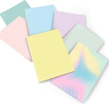 Pigna 02282120Q Cf10Quaderni MONOCR PASTEL A4 80 0Q quaderno scrivere 40 fogli