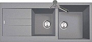Plados AM11620UG56 Lavello Cucina Incasso 2 Vasche Gocciolatoio 116 cm Elegance