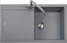 Plados AM8610UM42 Lavello Cucina Incasso 1 Vasca Gocciolatoio 86 cm Titanio