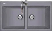 Plados AM8620UG72 Lavello Cucina Incasso 2 Vasche 86 cm Beige Elegance