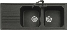 Plados AT1162UM42 Lavello Cucina Incasso 2 Vasche Gocciolatoio 116 cm Atlantic