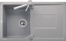 Plados CX0791UM41 Lavello Cucina Incasso 1 Vasca Gocciolatoio 79 cm Alluminio