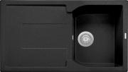 Plados CX0861 UM44 Lavello Cucina 1 Vasca Incasso 86 cm Ultrametal Nero UM44 - CX0861 Corax