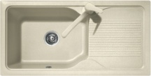 Plados DB0991UG94 Lavello Cucina Incasso 1 Vasca Gocciolatoio 99cm Avena Harmony