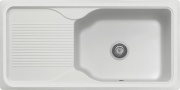 Plados DB09910 UG98 Lavello Cucina 1 Vasca Incasso 99 cm Bianco UG98 - DB09910