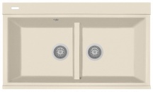 Plados DUNE BG RN R2 LX8620 Lavello Cucina 2 Vasche 86 cm Rinnova Dune Beige