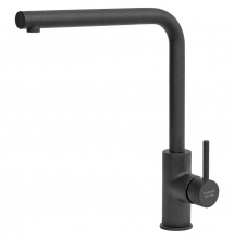 Plados EASYBK Rubinetto Cucina Monocomando con Canna Girevole Nero EASY