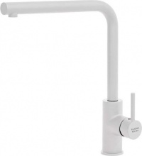 Plados EASY UG98 Miscelatore Cucina con Canna a L Rubinetto Monocomando Bianco UG98 EASY