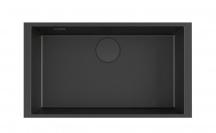 Plados EV7610ST UG70 Lavello Cucina  1 Vasca Sottotop 76 cm Nero Matt