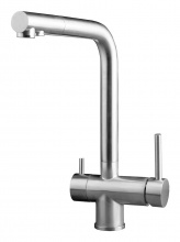 Plados FLO55CR Rubinetto Cucina Miscelatore Monocomando con Canna Girevole Cromo FLO55