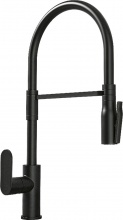 Plados HEGO - NS N6 Miscelatore Cucina Doccetta Rubinetto Monocomando Deep Black NSN6 - HEGO