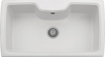 Plados HR0860 UG98 Lavello Cucina 1 Vasca 88 cm Ultragranit Bianco UG98 - HR0860 Harmony