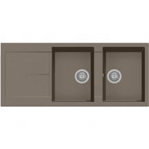 Plados NF11620 NS N3 Lavello Cucina 2 Vasche Gocciolatoio 116 cm Nanostone