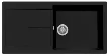 Plados NF9910 UG70 Lavello Cucina 1 Vasca Incasso 99 cm Black Matt UG70 - NF9910 Infinity