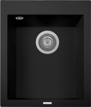 Plados ON4110 UG70 Lavello Cucina 1 Vasca Incasso eff. Fragranite 41 cm Black UG70 ON4110