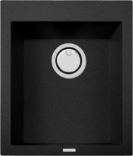 Plados ON5610UM44 Lavello Cucina Incasso 1 Vasca L 56 cm Ultrametal Nero