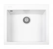 Plados ON5610 NS N1 Lavello Cucina 1 Vasca Incasso 56 cm Pure White NS N1 - ON5610 One