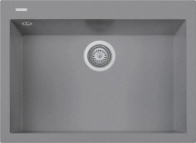 Plados ON6910 Lavello Cucina 1 Vasca Incasso 69 cm Ultrametal Titanio  UM42 One