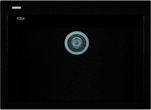 Plados ON6910 - UM44 Lavello Cucina 1 Vasca Incasso 69 cm Ultrametal Nero UM44 ON6910 One
