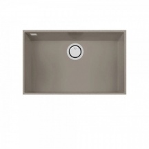 Plados ON7610IT NS N3 Lavello Cucina 1 Vasca Incasso 73 cm Nanostone Argan
