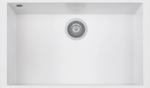 Plados ON7610ST-UG98 Lavello Cucina 1 Vasca Sottopiano 76 cm Ultragranit Bianco