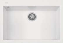 Plados ON7610 NSN1 Lavello Cucina 1 Vasca Incasso 76 cm Pure White NS N1 - ON7610 Serie One