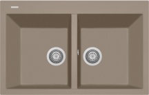 Plados ON7920 - UG72 Lavello Cucina 2 Vasche Incasso 79 cm Tartufo UG72 - ON7920 One Standard