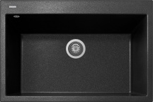 Plados ON8410 UM44 Lavello Cucina 1 Vasca 84 cm Ultrametal Nero UM44 - ON8410 One