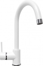 Plados PETRAMIX UG98 Rubinetto Cucina Canna Alta Miscelatore Monocomando Bianco UG98 PETRAMIX