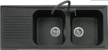 Plados PL1162UG56 Lavello Cucina Incasso 2 Vasche Gocciolatoio 116 cm Atlantic