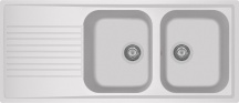 Plados PL1162UG98 Lavello Cucina Incasso 2 Vasche Gocciolatoio 116 cm Atlantic