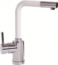 Plados POLYTEK20CROMO+UM44 Miscelatore Cucina Rubinetto Monocomando Cromo Nero POLYTEK2040UM44