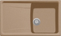 Plados RO0861 UM42 Lavello Cucina 1 Vasca Incasso Gocciolatoio 86 cm Titanium UM42 - RO0861