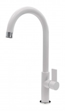Plados SLIMFIX Rubinetto Cucina Miscelatore Monocomando UG 98 Bianco