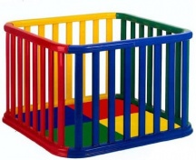 Plebani 044 4C Box per Bambini 6M-15 Kg Recinto Neonato Area Giochi Multi- Recinto