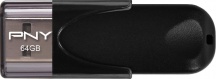 Pny FD64GATT4-EF Pen Drive 64 GB Chiavetta USB 2.0 Nero -  Attach� 4