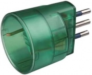 Polypool 433.8X Adattatore Shucko 1016A 2P+T colore Verde